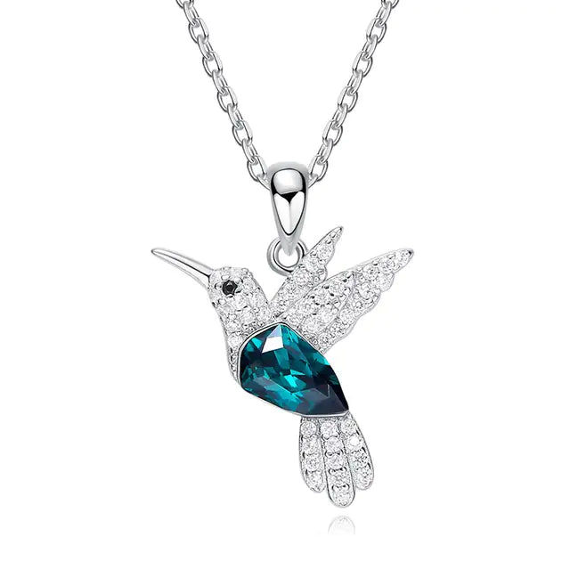 Naszyjnik Swarovski Crystal Bird ze srebra 925.
