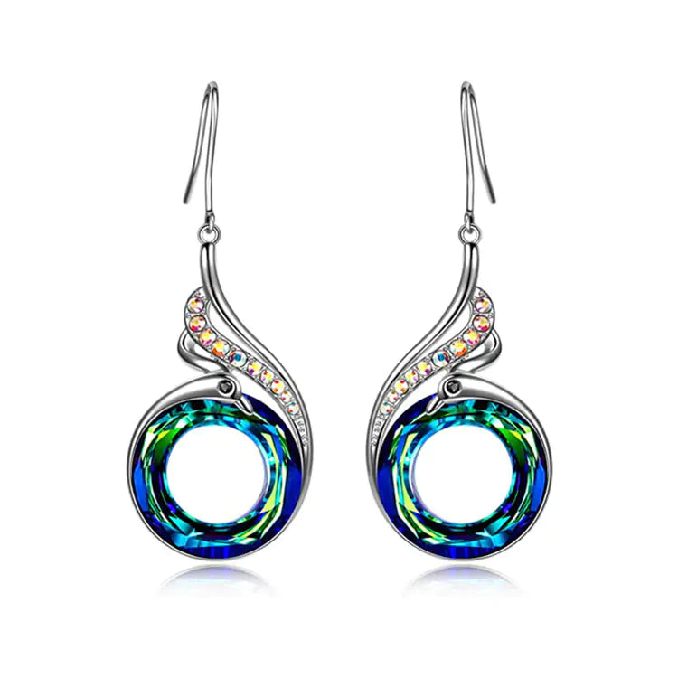 Kolczyki Phoenix z kryształami Swarovski Elements dla kobiet.