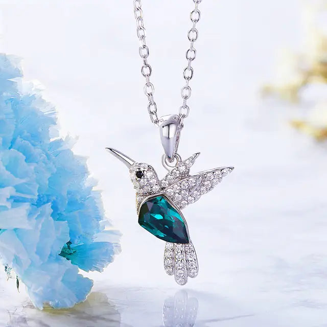 Naszyjnik Swarovski Crystal Bird ze srebra 925.