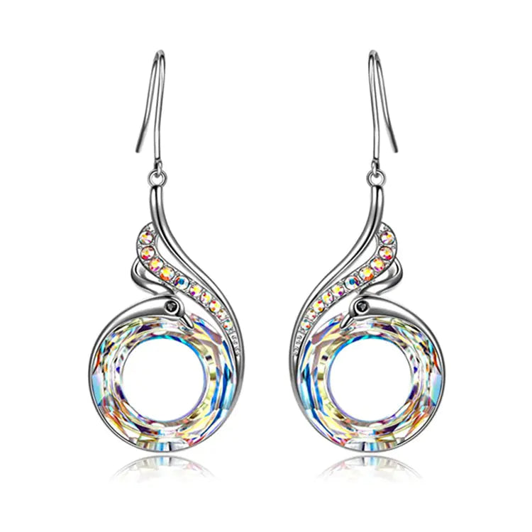 Kolczyki Phoenix z kryształami Swarovski Elements dla kobiet.
