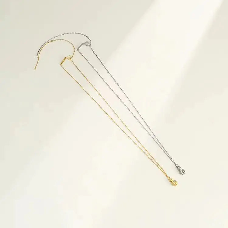 PDPAOLA Robot Necklace – Luksusowy europejski naszyjnik w stylu punk.