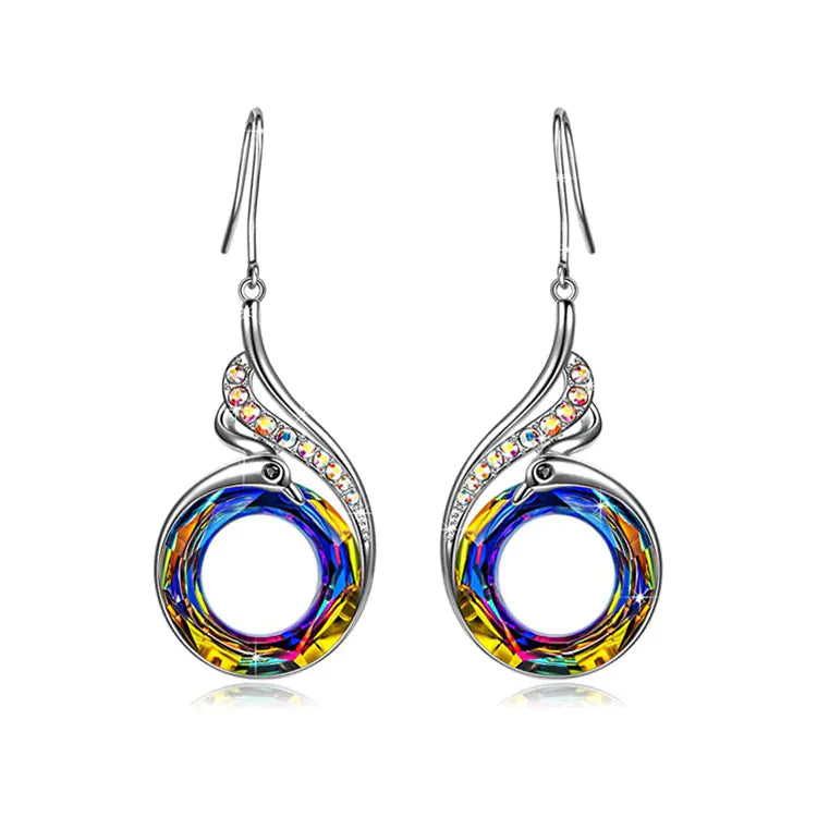 Kolczyki Phoenix z kryształami Swarovski Elements dla kobiet.