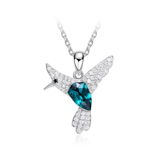Naszyjnik Swarovski Crystal Bird ze srebra 925.